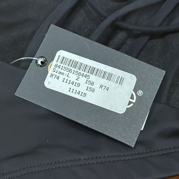 NWT Onzie chic black yago workout sports bra size L - Picture 5 of 9